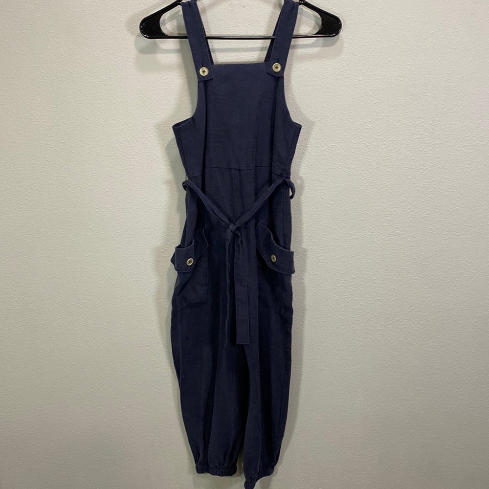 Zara overalls‎ blue fabric